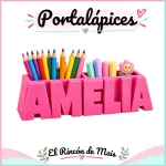 portalápices en 3D Amalia