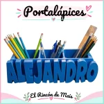 portalápices en 3D Alejandro
