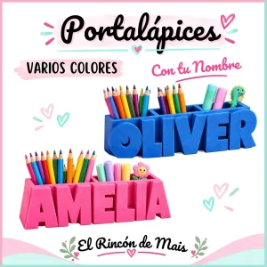 portalápices en 3D